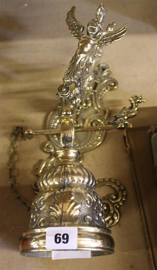 Ornate brass bell